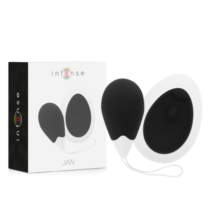 INTENSO - HUEVO VIBRATORIO JAN CON CONTROL REMOTO NEGRO