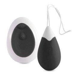 INTENSO - HUEVO VIBRATORIO JAN CON CONTROL REMOTO NEGRO
