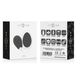 INTENSO - HUEVO VIBRATORIO JAN CON CONTROL REMOTO NEGRO