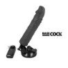 BASECOCK - VIBRADOR REALISTICO CONTROL REMOTO NEGRO 20 CM -O- 4 CM