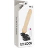 BASECOCK - VIBRADOR REALISTA CON CONTROL REMOTO COLOR CARNE 19,5 CM -O- 4 CM