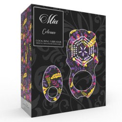 MIA - ANILLO PARA PENE COLOSSEO CON CONTROL REMOTO NEGRO