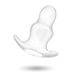 JUGUETES PARA ADICTOS - DILATADOR ANAL MEDIANO 11 CM - TRANSPARENTE