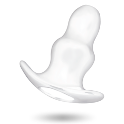 JUGUETES PARA ADICTOS - DILATADOR ANAL GRANDE DE 13 CM - TRANSPARENTE