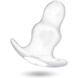 JUGUETES PARA ADICTOS - DILATADOR ANAL GRANDE DE 15 CM - TRANSPARENTE