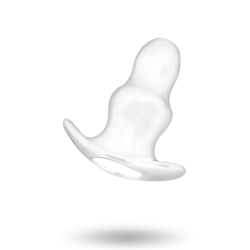 JUGUETES PARA ADICTOS - DILATADOR ANAL PEQUEÑO DE 7 CM - TRANSPARENTE