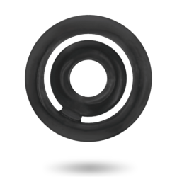 JUGUETES PARA ADICTOS - POTENZ - ANILLO C PARA PENE NEGRO