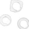 JUGUETES PARA ADICTOS - JUEGO DE ANILLOS C TRANSPARENTES