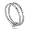 METAL DURO - ANILLO DE DOBLE CRISTAL DE 32 MM