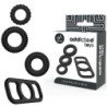 JUGUETES PARA ADICTOS - JUEGO DE ANILLOS PARA EL PENE DE 4 PIEZAS