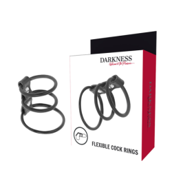 DARKNESS - SET DE 3 ANILLAS...