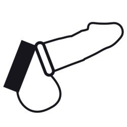 OSCURIDAD - ANILLO METÁLICO PARA EL PENE Y LOS TESTÍCULOS