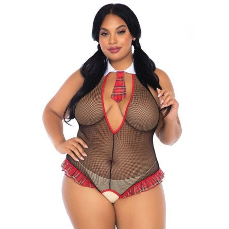 LEG AVENUE - BODY DE FITNESS SIN ENTREPIERNA PARA COLECCIONISTAS, TALLA GRANDE
