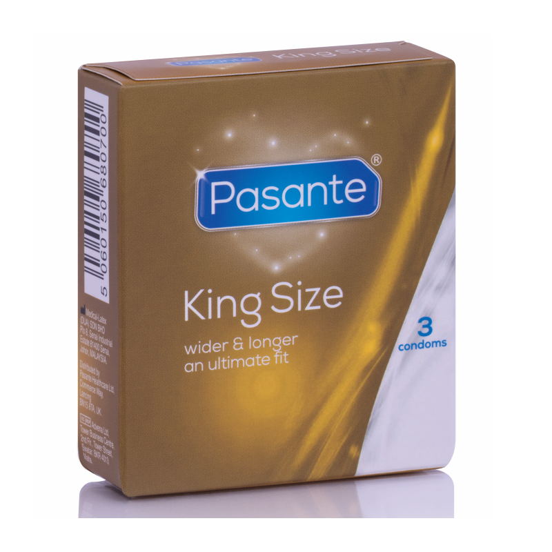 PASANTE - PRESERVATIVOS TAMAÑO KING SIZE 3 UNIDADES
