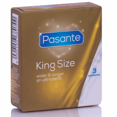 PASANTE - PRESERVATIVOS TAMAÑO KING SIZE 3 UNIDADES