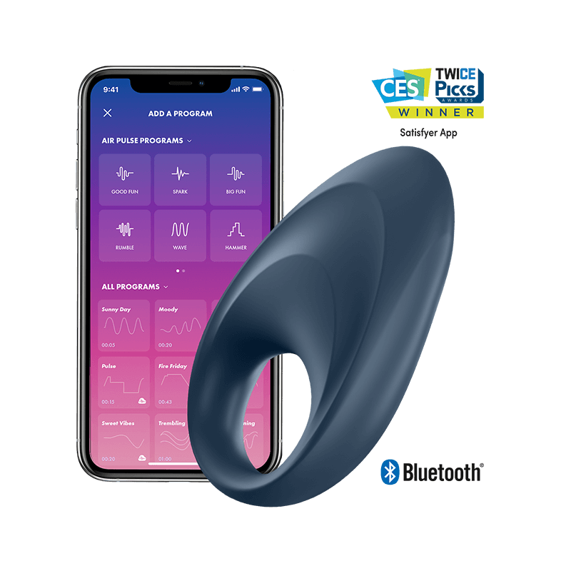 APLICACIÓN DE VIBRADOR DE UN SOLO ANILLO SATISFYER