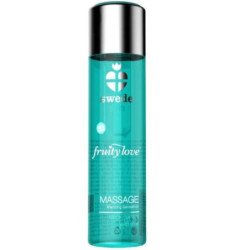 SWEDE - ACEITE DE MASAJE CON EFECTO CALIENTE FRUTAL AMOR GROSELLA NEGRA Y LIMA 60 ML