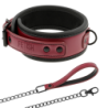 CUARTO OSCURO DE SUMISIÓN FETICHE - COLLAR DE CADENA CON FORRO DE NEOPRENO
