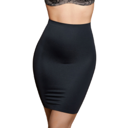 BYE-BRA - FALDA DE CONTROL LIGERO INVISIBLE NEGRA TALLA XL