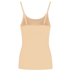 BYE-BRA - CAMISETA DE CONTROL LIGERO INVISIBLE BEIGE TALLA L