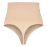 BYE-BRA - FAJA SIN COSTURAS ESTILO TANGA BEIGE TALLA XL