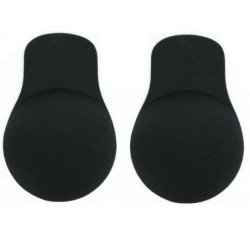 BYE-BRA - SUJETADOR PUSH-UP DE TELA NEGRA TALLA XL
