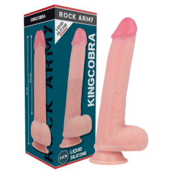 ROCKARMY - ARN S + DILDO DE SILICONA LÍQUIDA PREMIUM KINGCOBRA 24 CM -O- 4,77 CM
