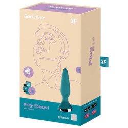 SATISFACTOR - PLUG ILICIOUS 1 PLUG VIBRATOR VERDE