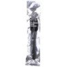 ALL BLACK - MEGA RIPPLE DUCHA ANAL SILICONA 28.5 CM