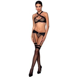 PASSION - AMANDA SET CUERO ECOLOGICO S/M