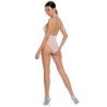 PASSION - WOMAN BS088 BODYSTOCKING BLANCO TALLA UNICA