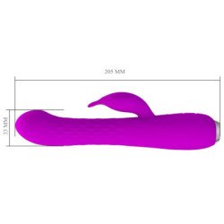 PRETTY LOVE - MOLLY VIBRADOR CON ROTACION RECARGABLE