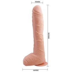BAILE - ALEX DILDO DE PIEL REALISTA DE 27 CM