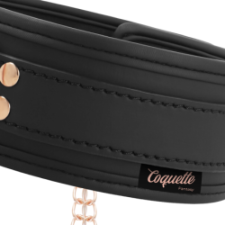 COQUETTE CHIC DESIRE - COLLAR CON PINZAS PARA PEZONES DE FANTASÍA CON FORRO DE NEOPRENO