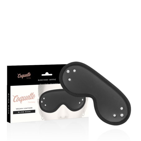 COQUETTE CHIC DESIRE - MÁSCARA DE PIEL VEGANA DE FANTASÍA CON FORRO DE NEOPRENO