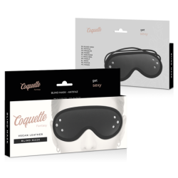 COQUETTE CHIC DESIRE - MÁSCARA DE PIEL VEGANA DE FANTASÍA CON FORRO DE NEOPRENO