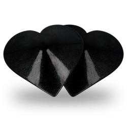 COQUETTE CHIC DESIRE - CUBRE PEZONES CORAZONES NEGROS