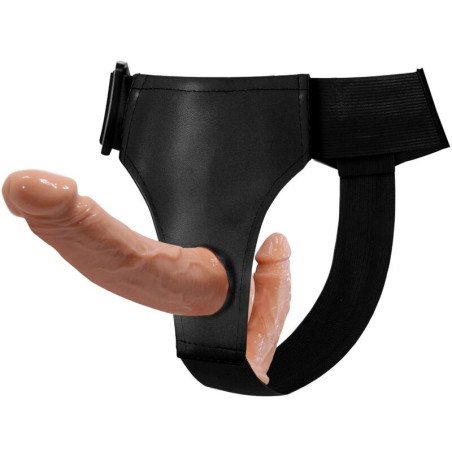 BAILE - DILDOS DOBLES ULTRA APASIONADOS CON ARNÉS