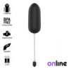 ONLINE - HUEVO VIBRATORIO IMPERMEABLE NEGRO