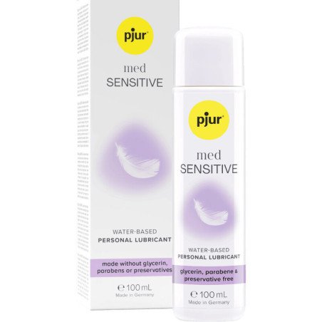 PJUR - Lubricante a base de agua MED SENSITIVE GLIDE 100 ml