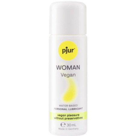 PJUR - Lubricante vegano a base de agua para mujer, 30 ml
