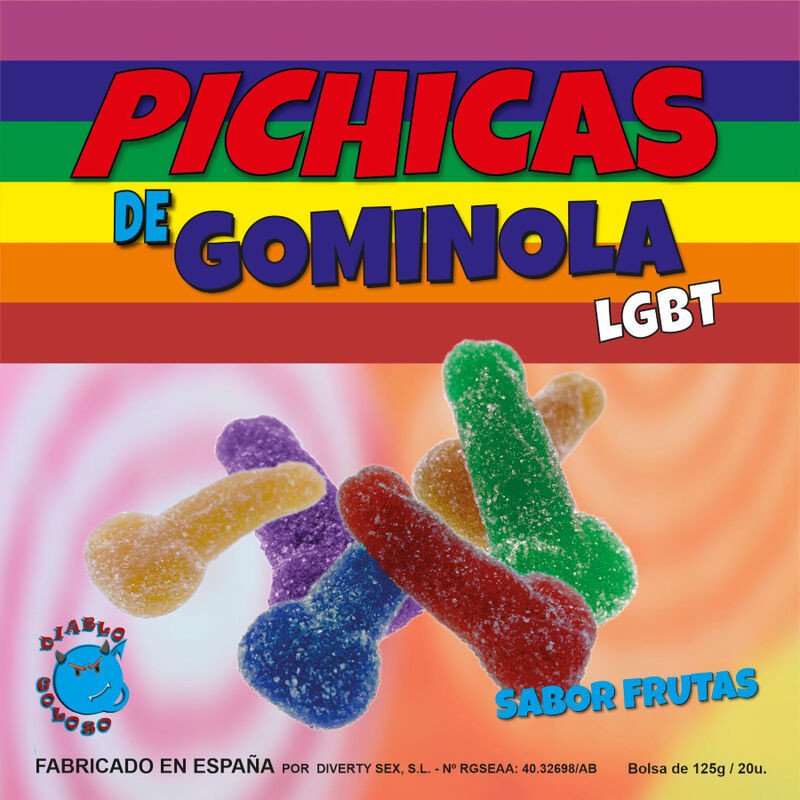 ORGULLO - GOMITAS DE PENE CON AZÚCAR LGBT