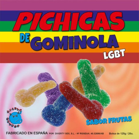 ORGULLO - GOMITAS DE PENE CON AZÚCAR LGBT