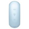 SATISFYER - PRO TO GO 3 ESTIMULADOR Y VIBRADOR DOBLE AZUL