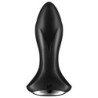 SATISFYER - ROTATOR PLUG 1+ PLUG VIBRADOR APP NEGRO