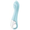 SATISFACTOR - VIBRADOR DE AIRE CON BOMBA 5+ VIBRADOR INFLABLE PARA EL PUNTO G APLICABLE AZUL