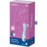 SATISFACTOR - VIBRADOR DE AIRE CON BOMBA 5+ VIBRADOR INFLABLE PARA EL PUNTO G APLICABLE AZUL
