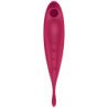 SATISFYER - TWIRLING PRO+ ESTIMULADOR Y VIBRADOR APP ROJO