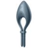SATISFACTOR - APLICACIÓN DE VIBRADOR DE ANILLO BULLSEYE GRIS