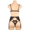 SUBBLIME - SET 3 PIEZAS SUJETADOR + LIGUERO + TANGA S/M